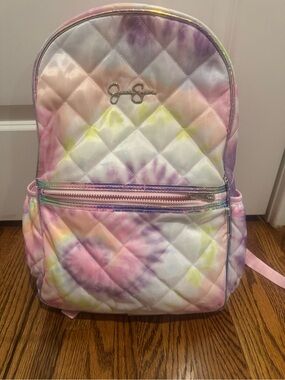 Jessica Simpson Quilted Tie-Dye Mini Backpack - Pastel Pink & Multi